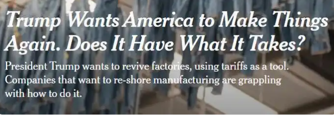 Global media focus | Does the United States have the ability to bring manufacturing back?